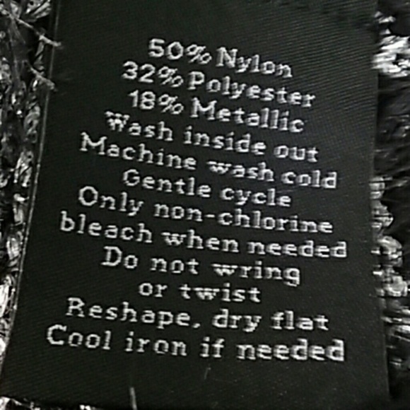 Rock & Republic Black/Silver Eyelash Sweater Sz S - Picture 2 of 7